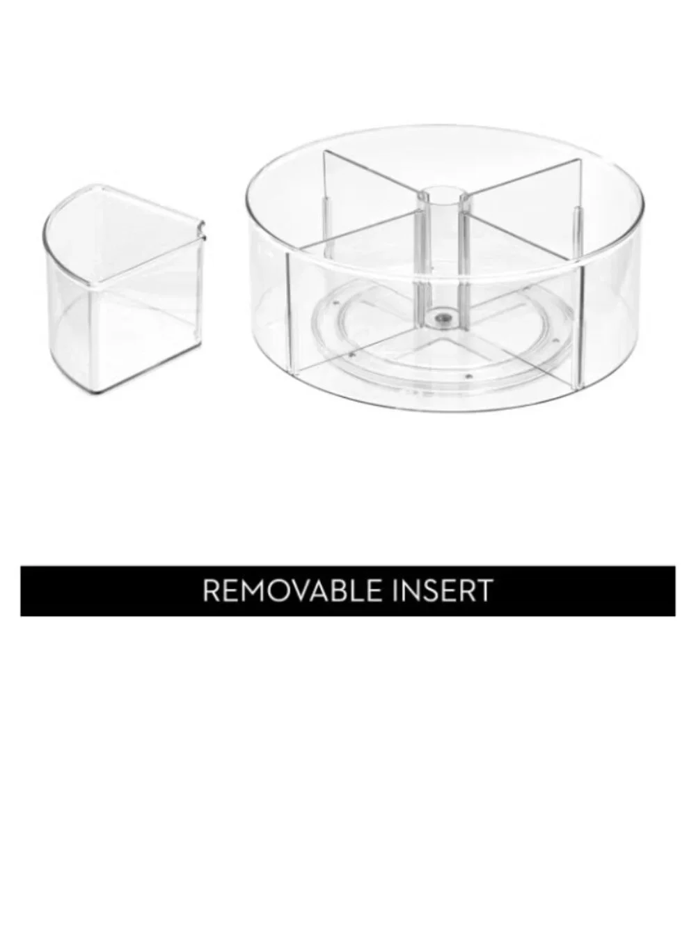 NWT The Home Edit Divided Lazy Susan